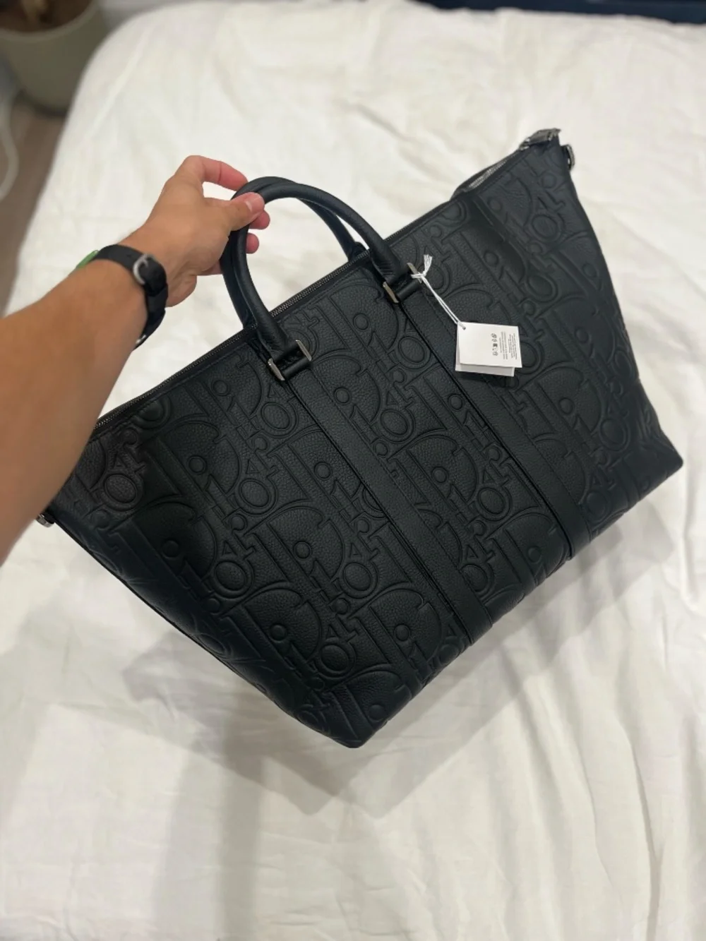 Dior Gravity 40 - Leather Duffle Bag